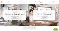 Desktop Screenshot of maisonflaneur.com